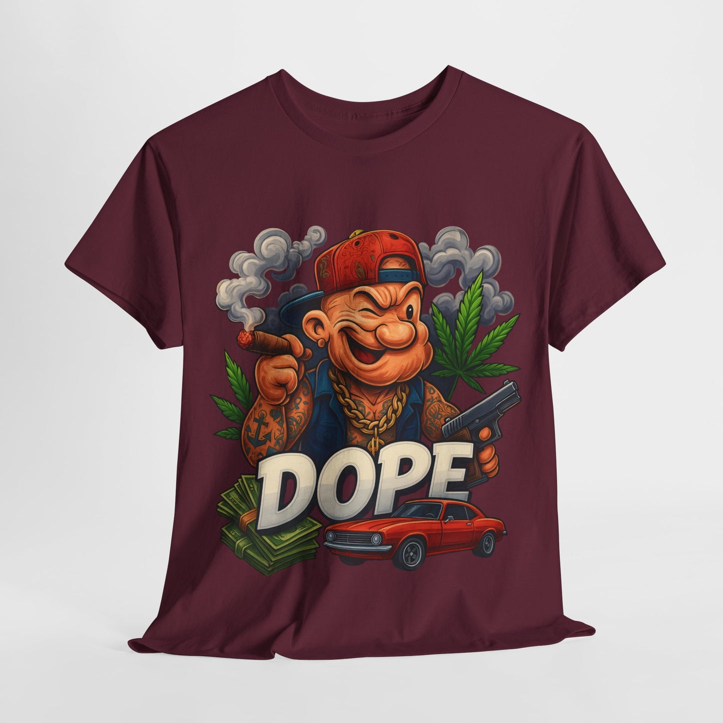 420 Popeye Unisex Heavy Cotton Tee
