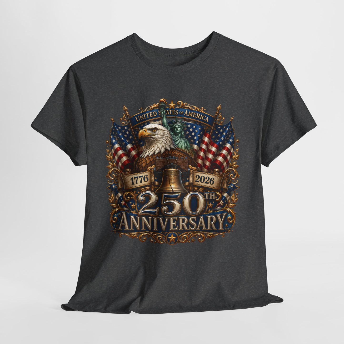 250 Years America #17 Unisex Heavy Cotton Tee - 312tshirts 2