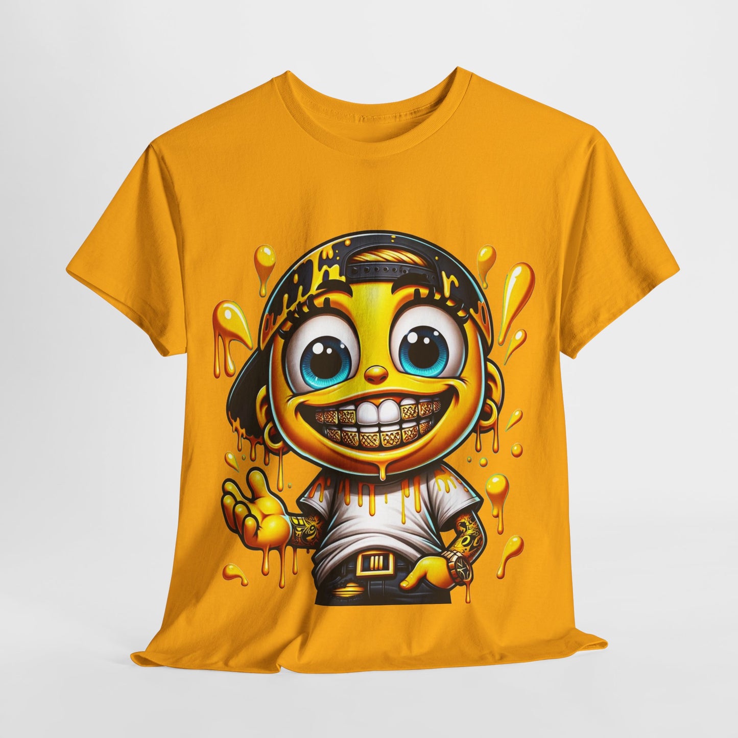 Drip Emoji Unisex Heavy Cotton Tee - 312tshirts 2