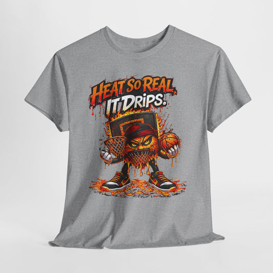 Basketball Drips #1 Unisex Heavy Cotton Tee - 312tshirts 2