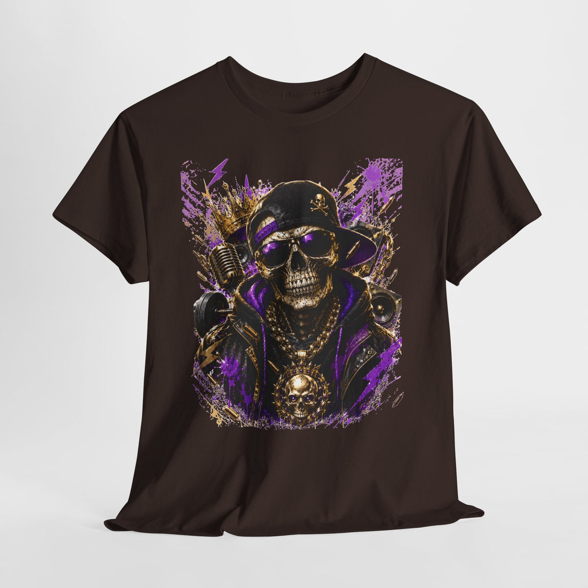 Hip-Hop Skeleton Man #1 Unisex Heavy Cotton Tee