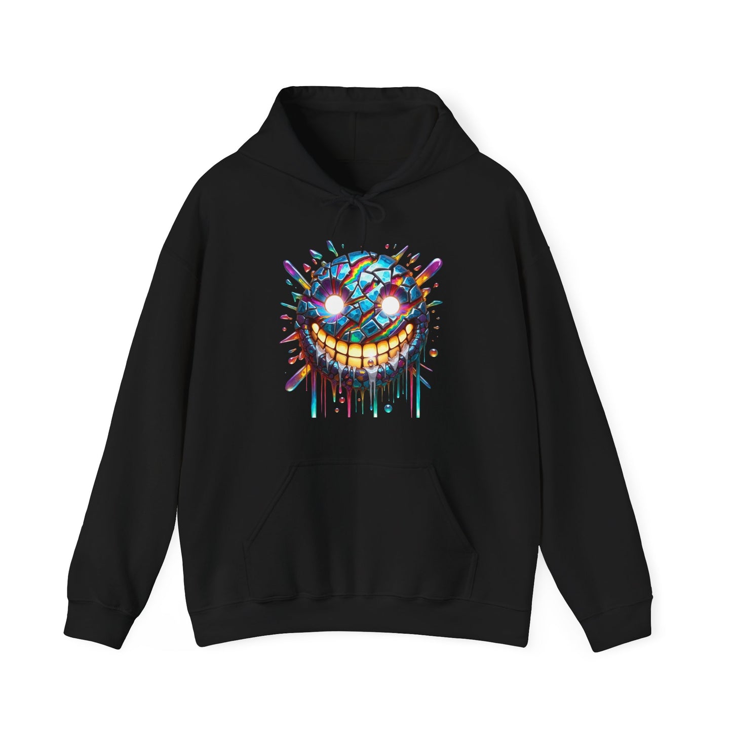Creepy Neon Emoji #10 Unisex Heavy Sweatshirt Hoodie
