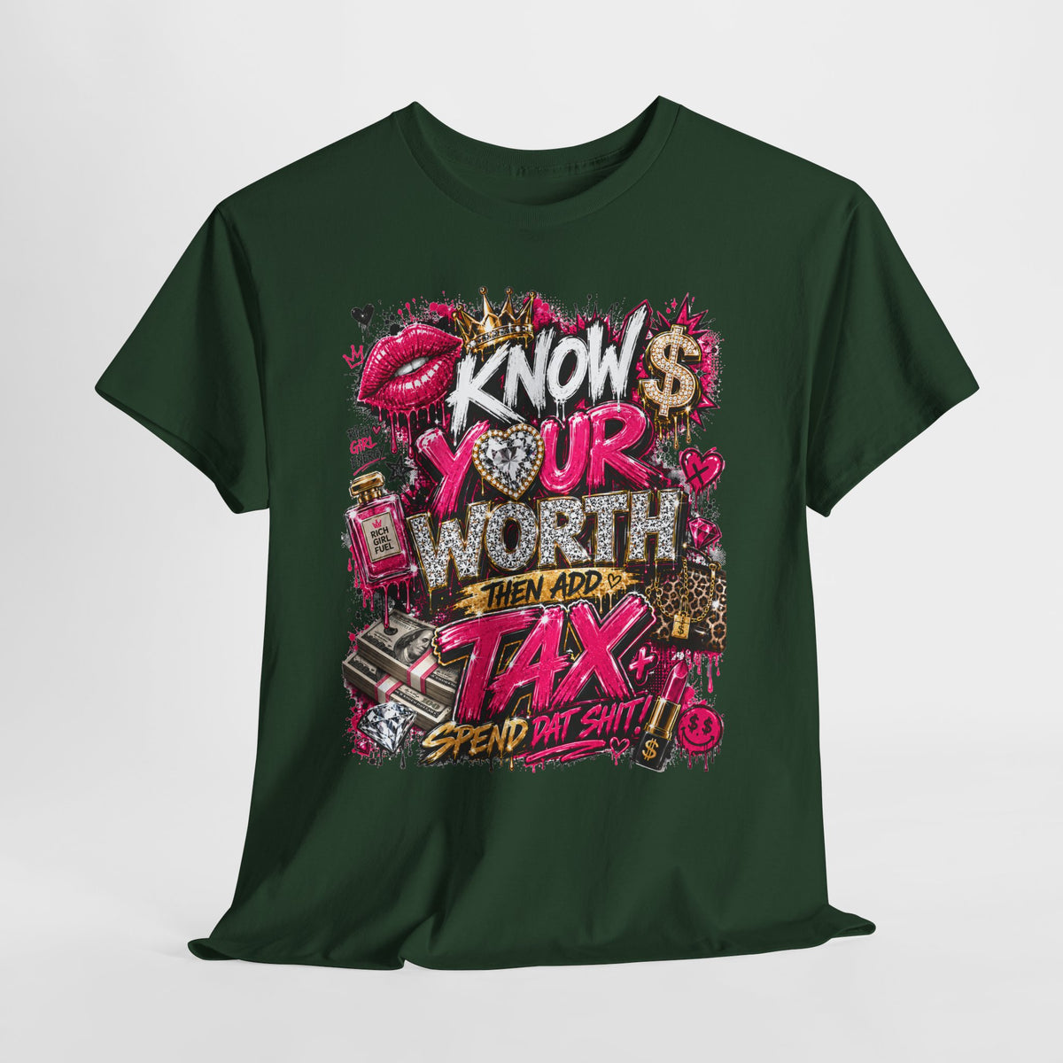 Know Your Worth #1 Unisex Heavy Cotton Tee
