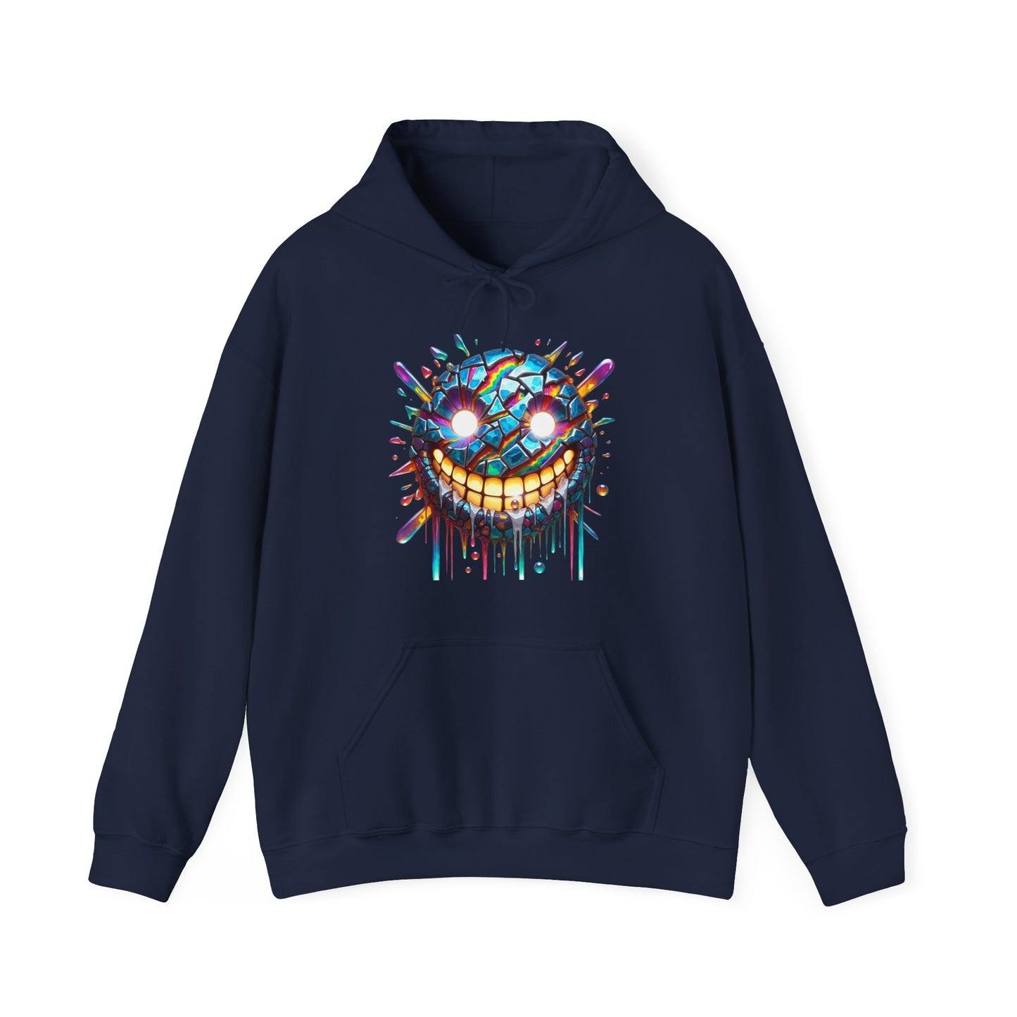 Creepy Neon Emoji #10 Unisex Heavy Sweatshirt Hoodie