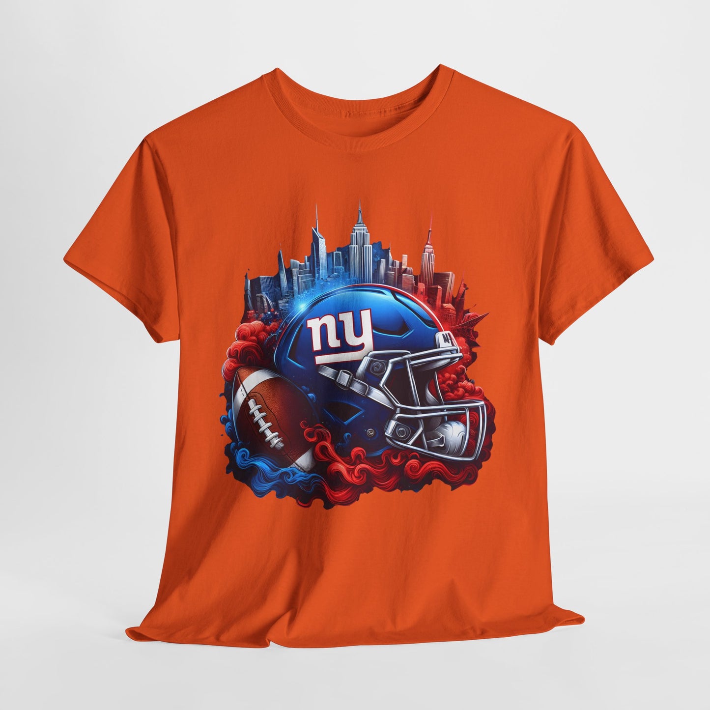 Sports NY Giants Football Helmet #1 Unisex Heavy Cotton Tee