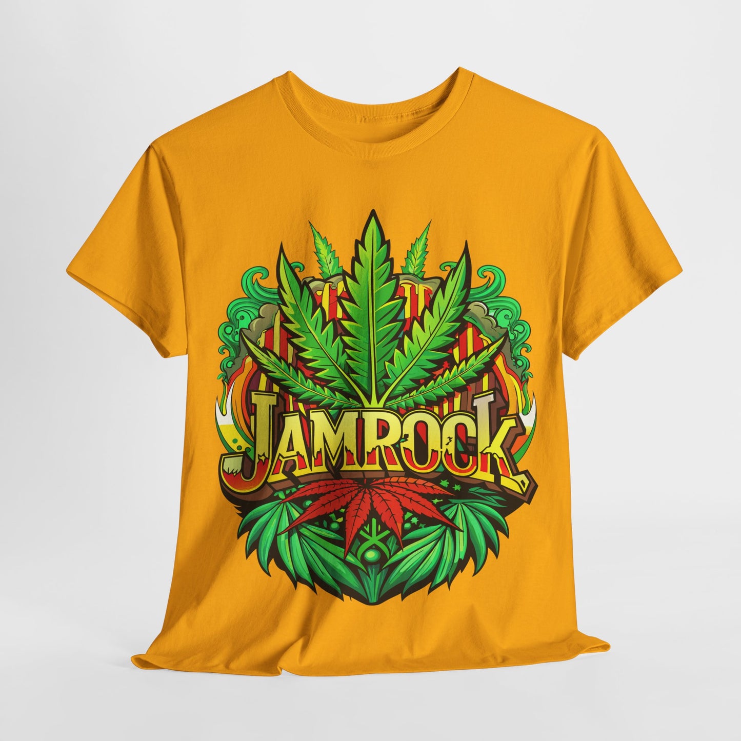 420 Jamrock Unisex Heavy Cotton Tee - 312tshirts 2