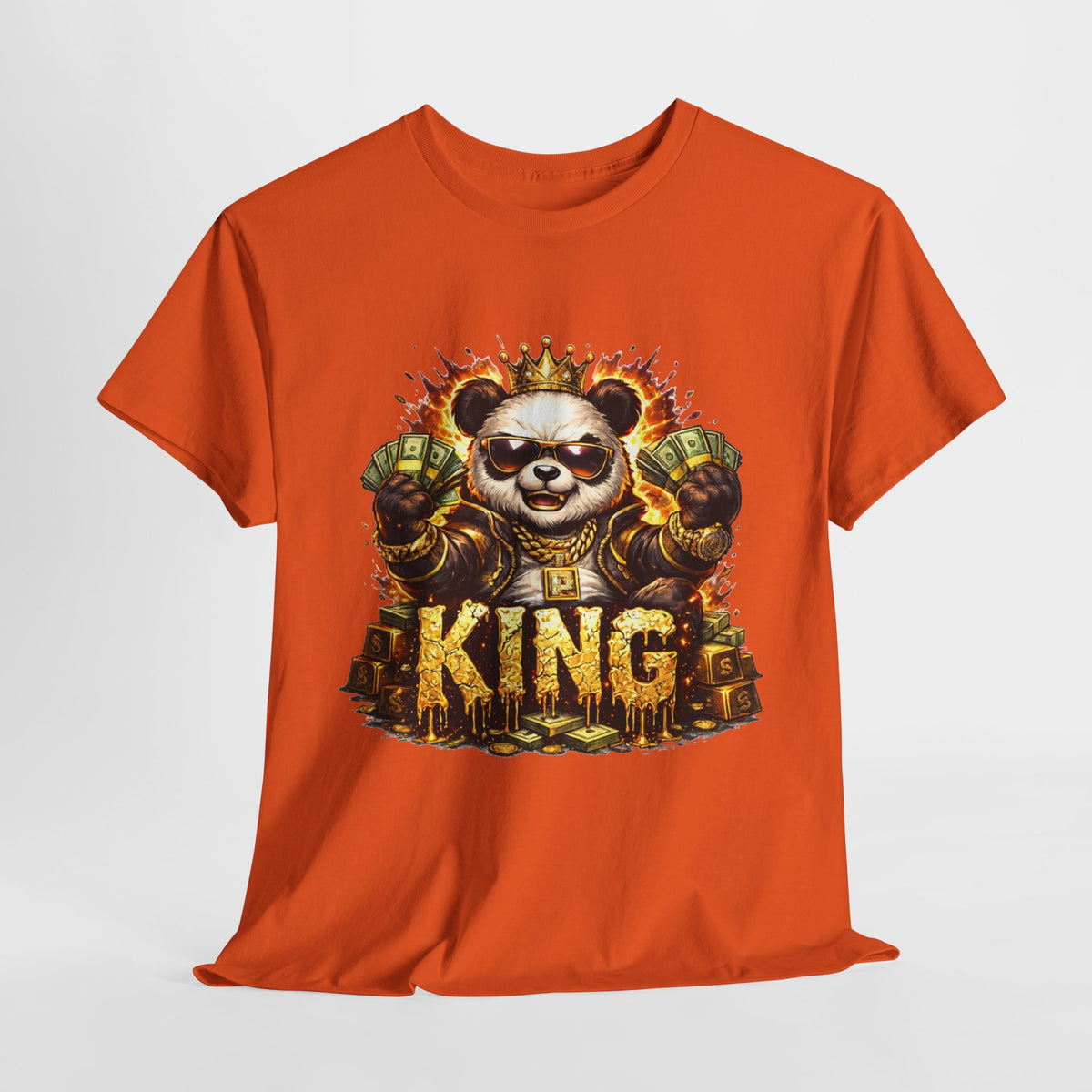 King Panda T-Shirt – Graphic Royalty Panda Tee - 312tshirts 2