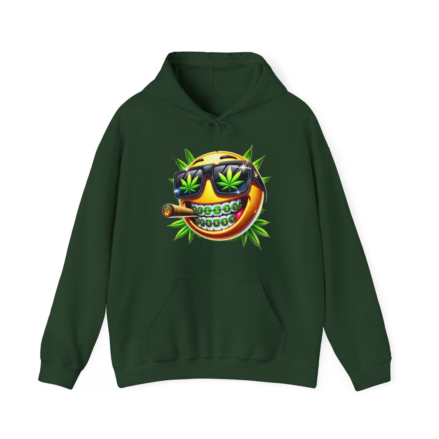 420 Emoji #1 Unisex Heavy Sweatshirt Hoodie