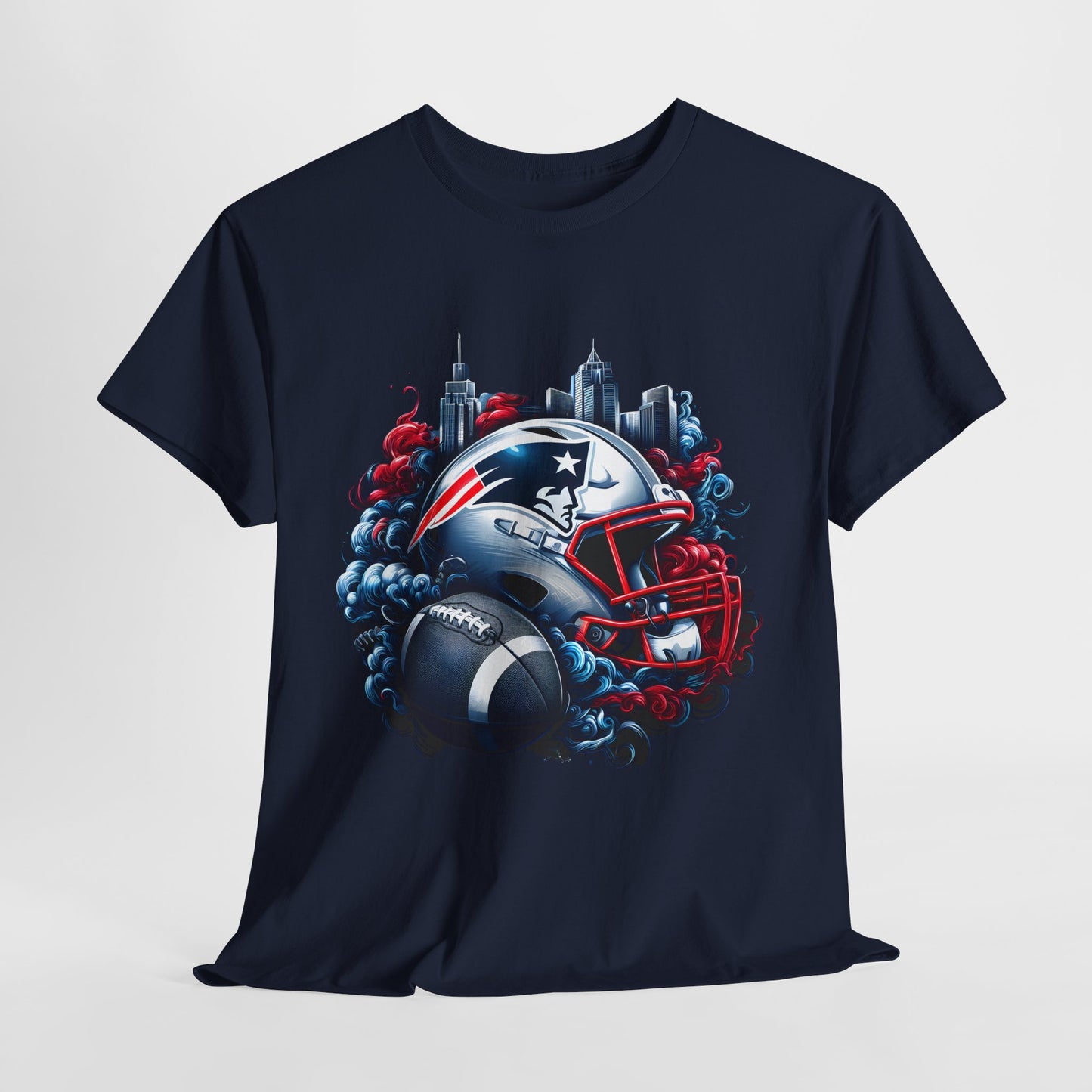 Sports Patriots Football Helmet #1 Unisex Heavy Cotton Tee