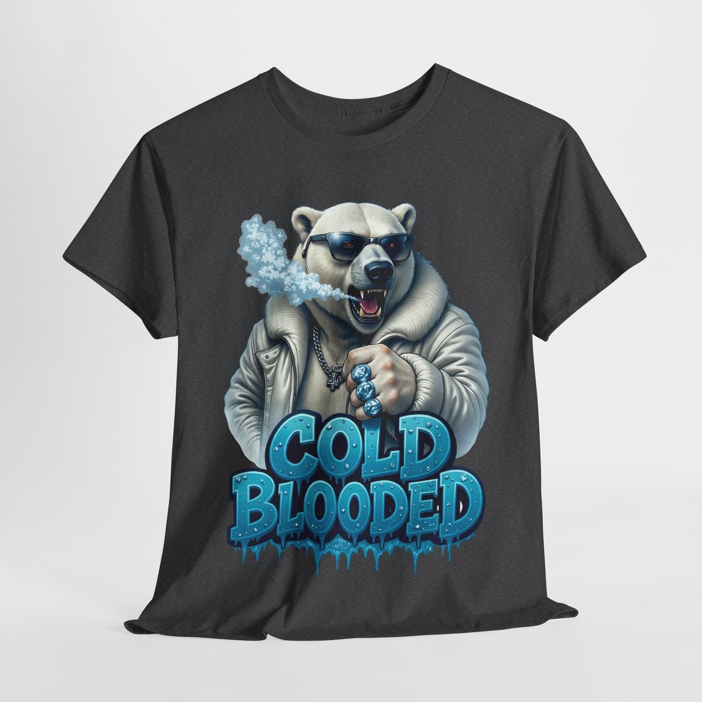 Cold Blooded Polar Bear #1 Unisex Heavy Cotton Tee