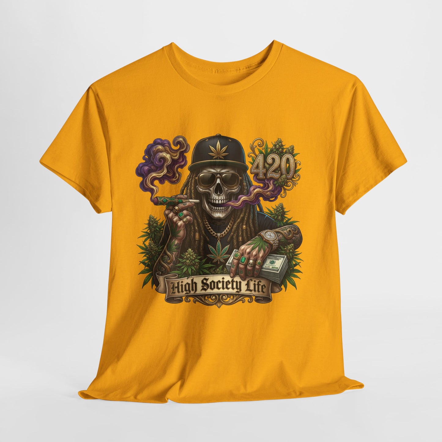 420 High Society High #1 Unisex Heavy Cotton Tee