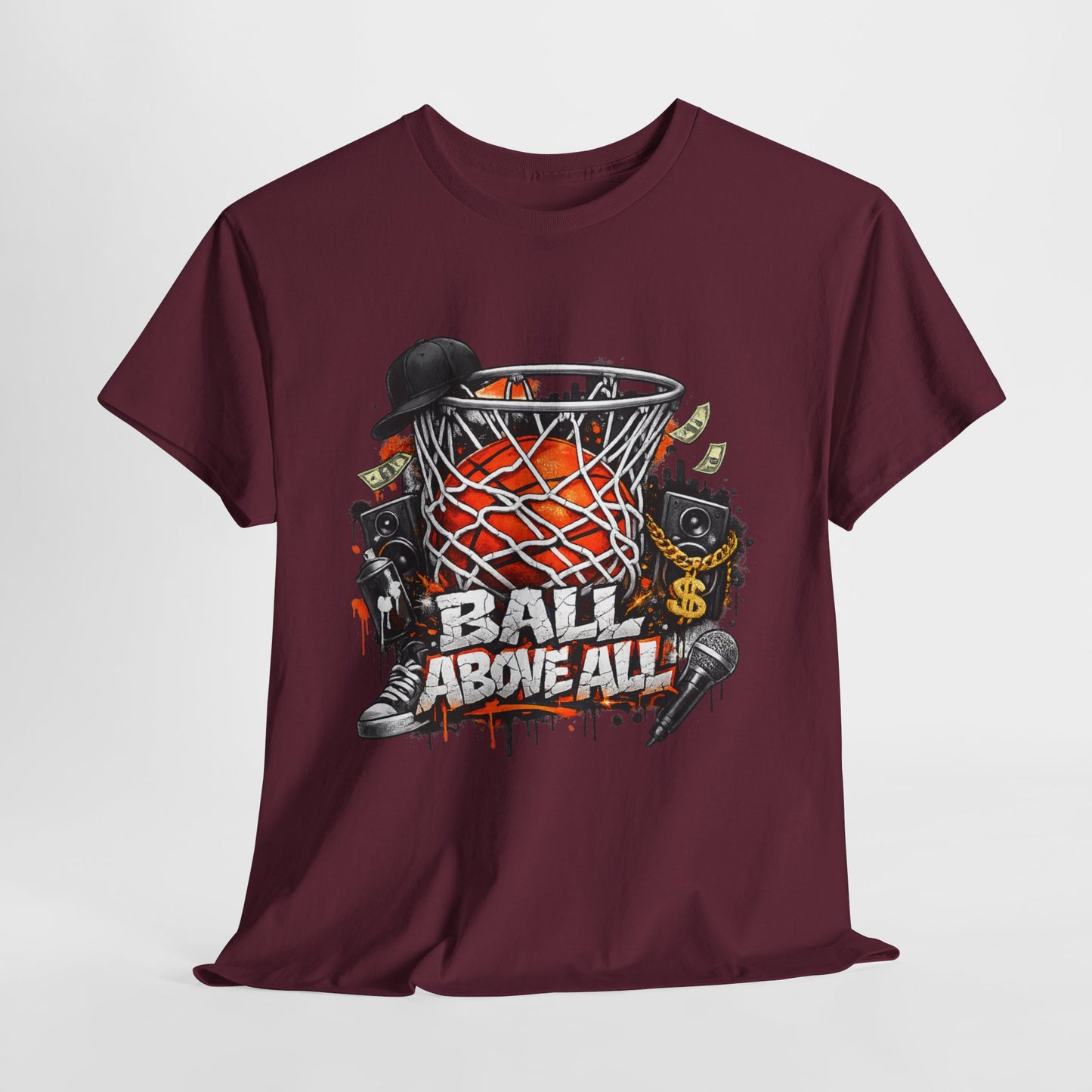 Basketball Drip #2 Unisex Heavy Cotton Tee