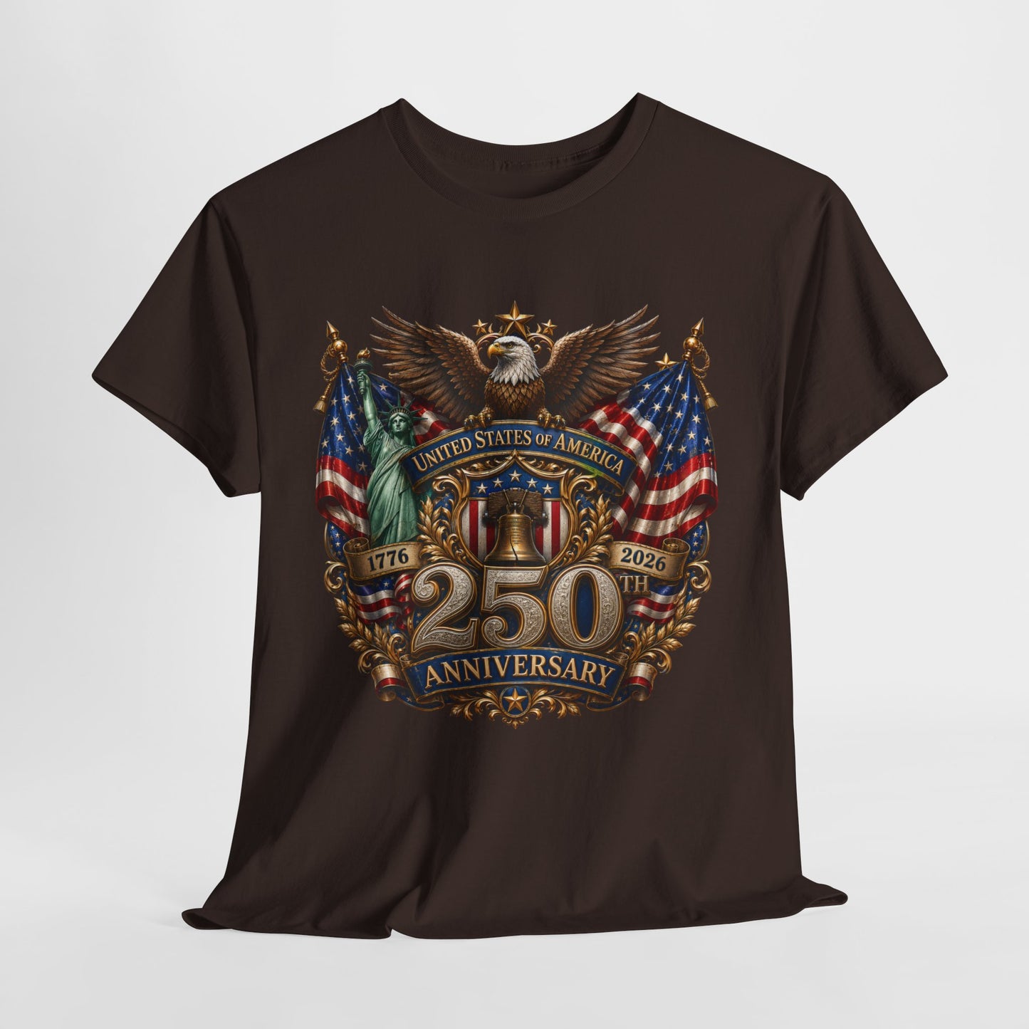 250 Years America #18 Unisex Heavy Cotton Tee - 312tshirts 2