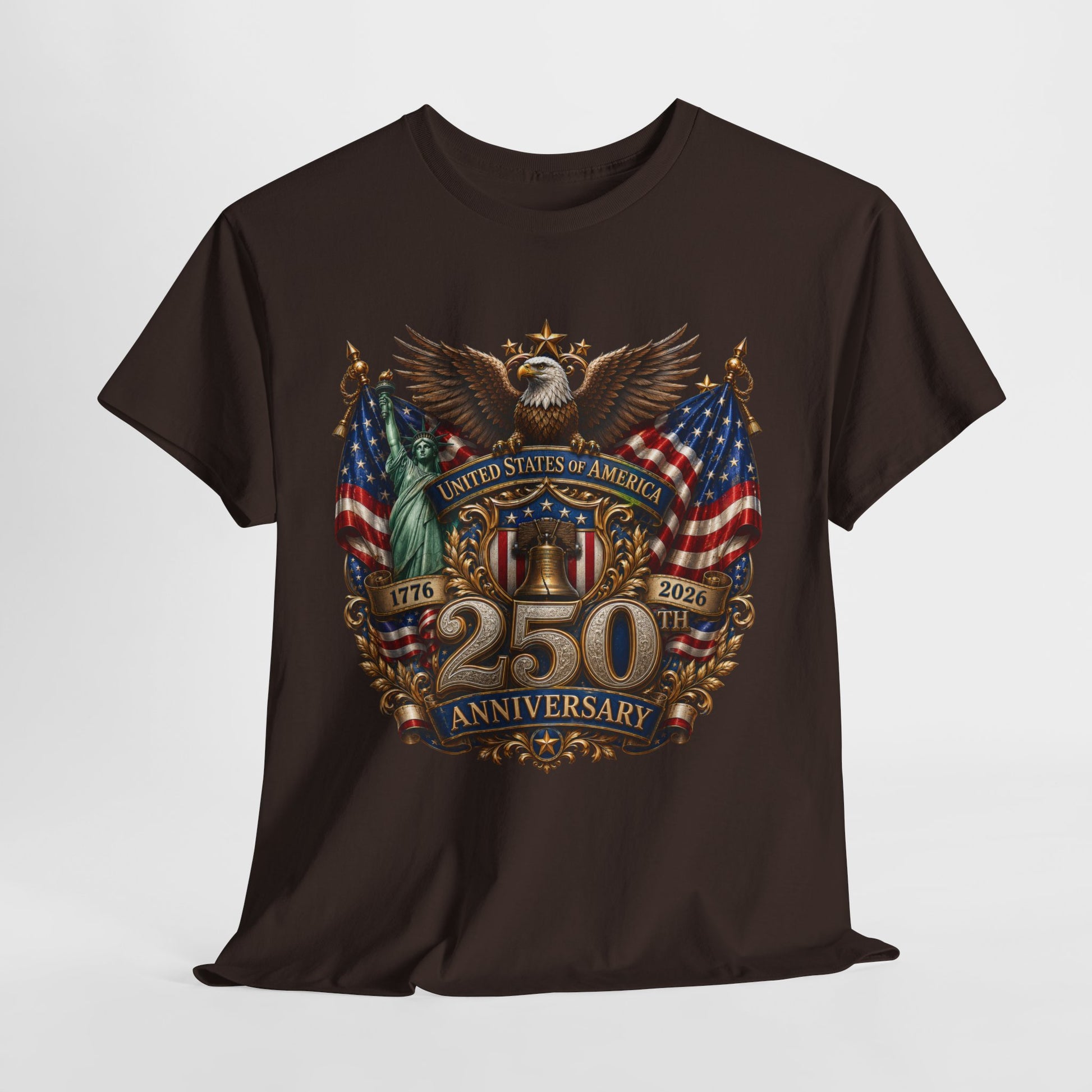 250 Years America #18 Unisex Heavy Cotton Tee - 312tshirts 2