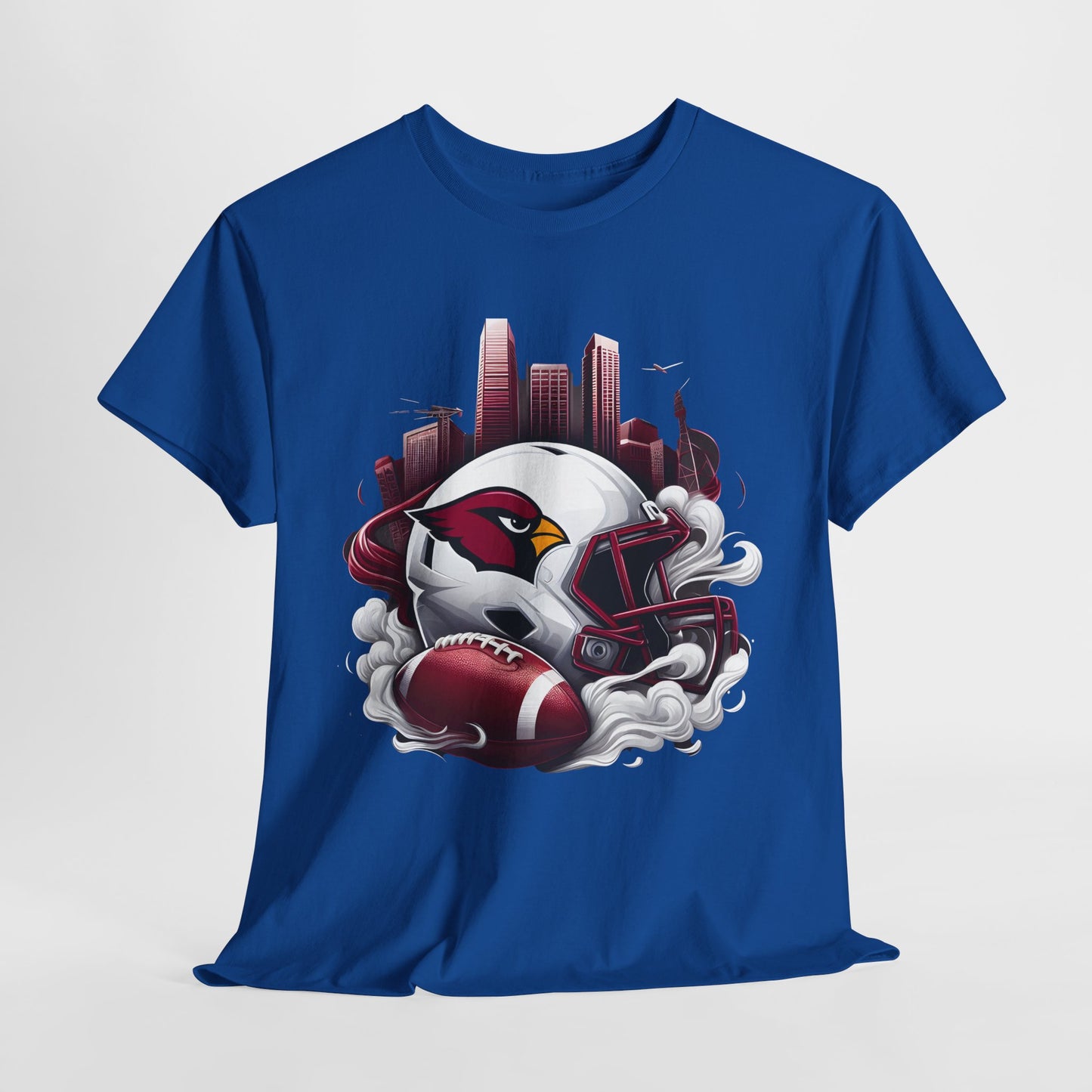 Sports Cardinals Football Helmet #1 Unisex Heavy Cotton Tee