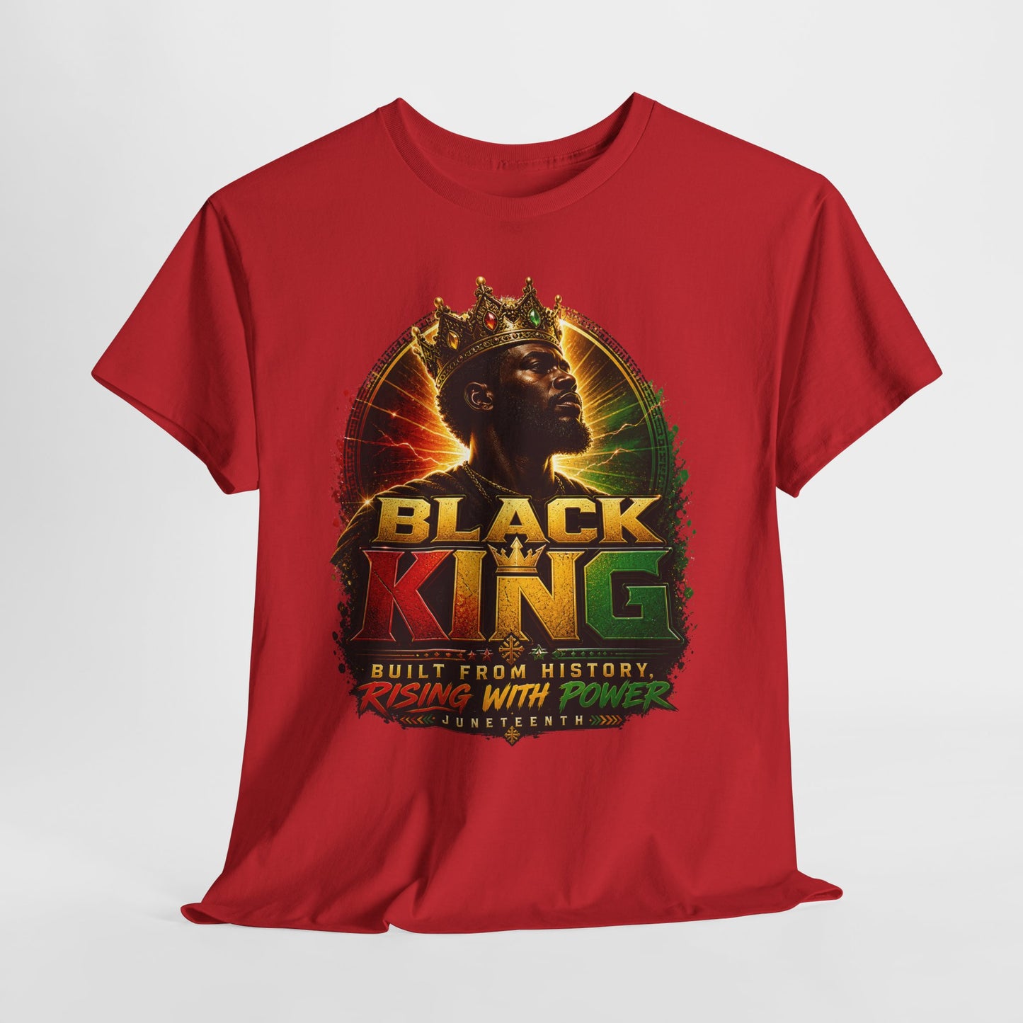 Juneteenth Black King #1 Unisex Heavy Cotton Tee