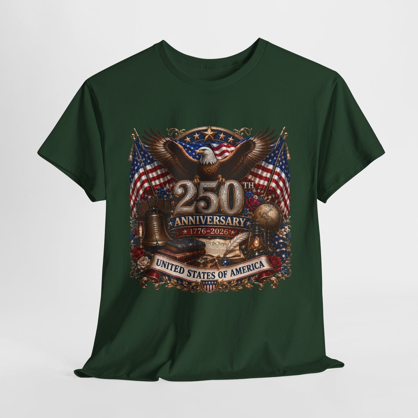 250 Years America #19 Unisex Heavy Cotton Tee - 312tshirts 2