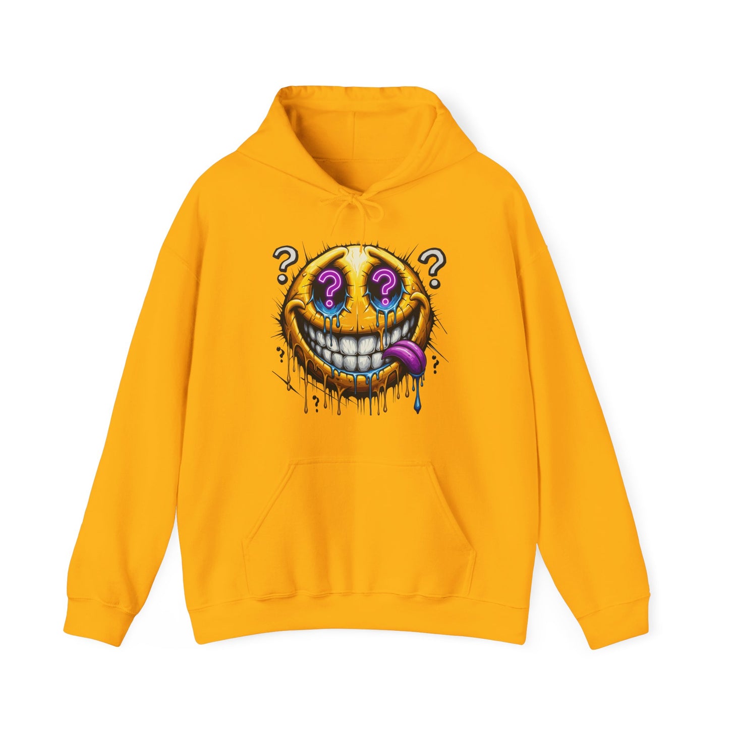 Creepy Neon Emoji #9 Unisex Heavy Sweatshirt Hoodie