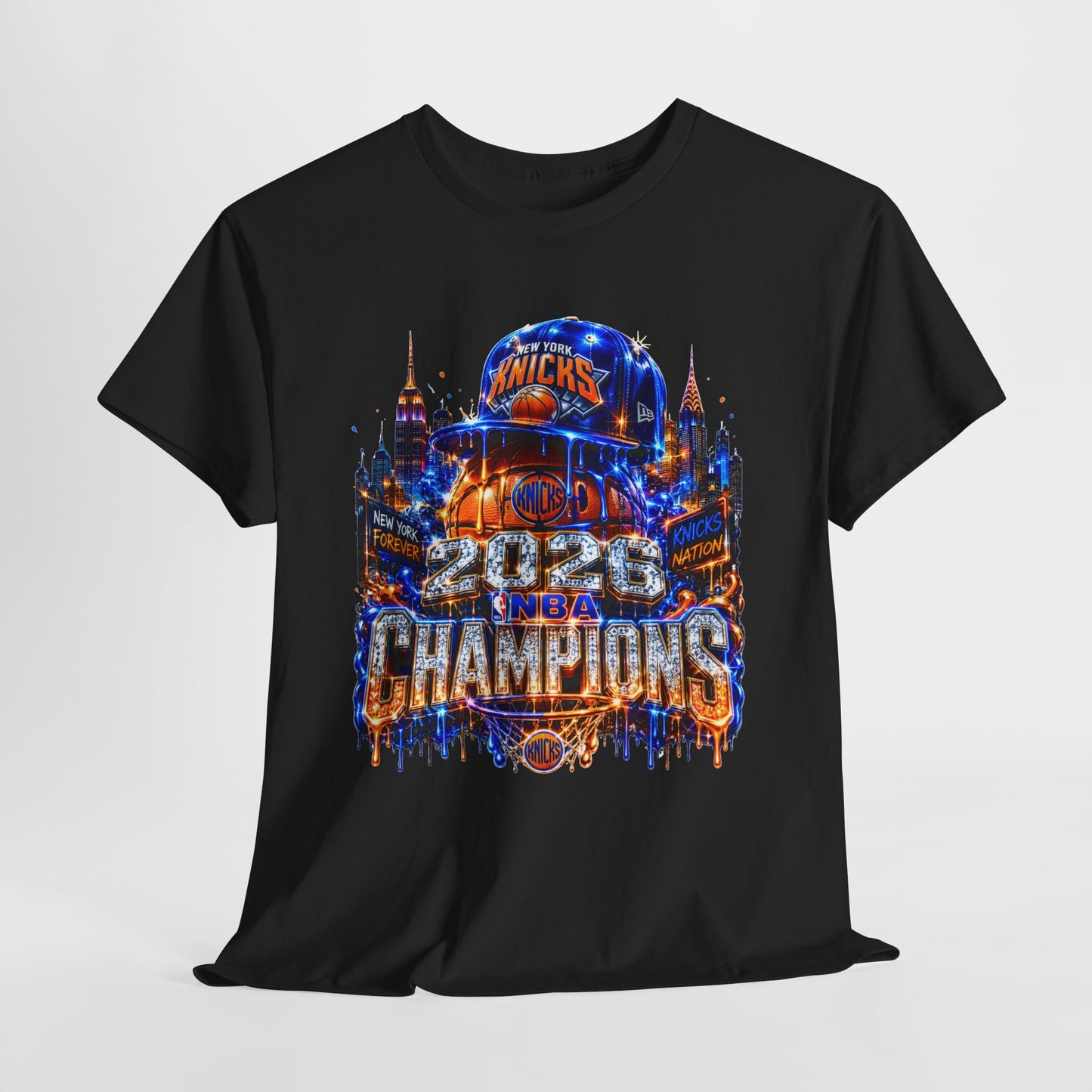 2026 NY Champions Basketball #1 Unisex Heavy Tee