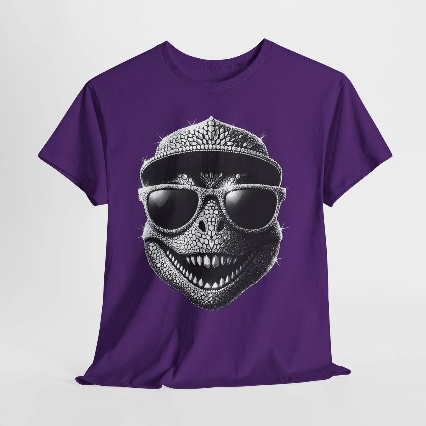 Cool Dinosaur Head Unisex Heavy Cotton Tee - 312tshirts 2