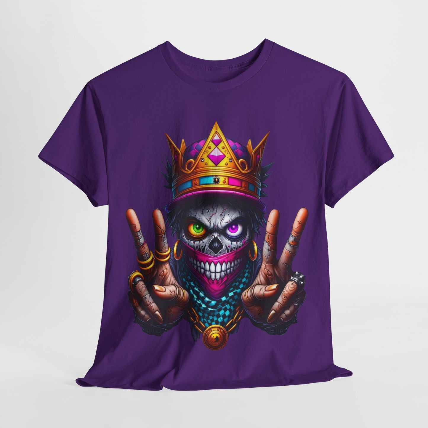 Skull Crown King Unisex Heavy Cotton Tee - 312tshirts 2