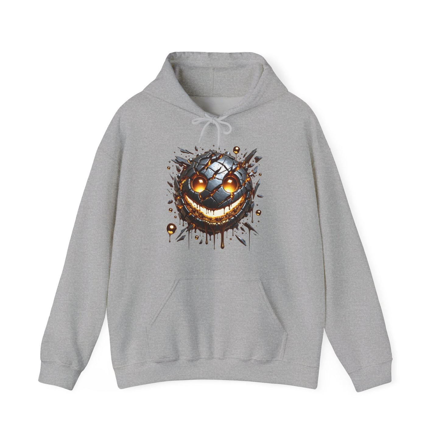 Creepy Neon Emoji #1 Unisex Heavy Sweatshirt Hoodie
