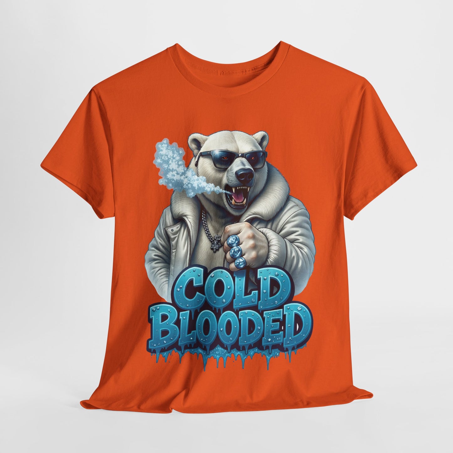 Cold Blooded Polar Bear #1 Unisex Heavy Cotton Tee