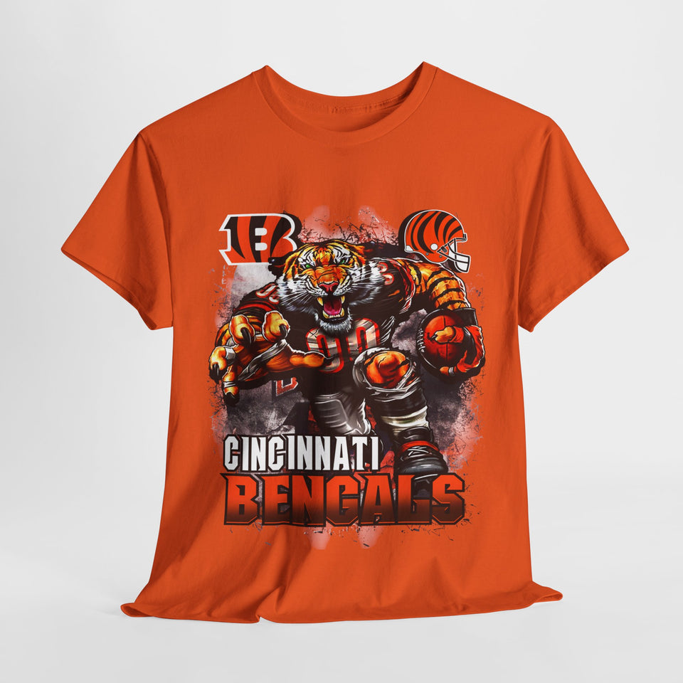 NFL Mascot Cincinnati Unisex Heavy Cotton Tee