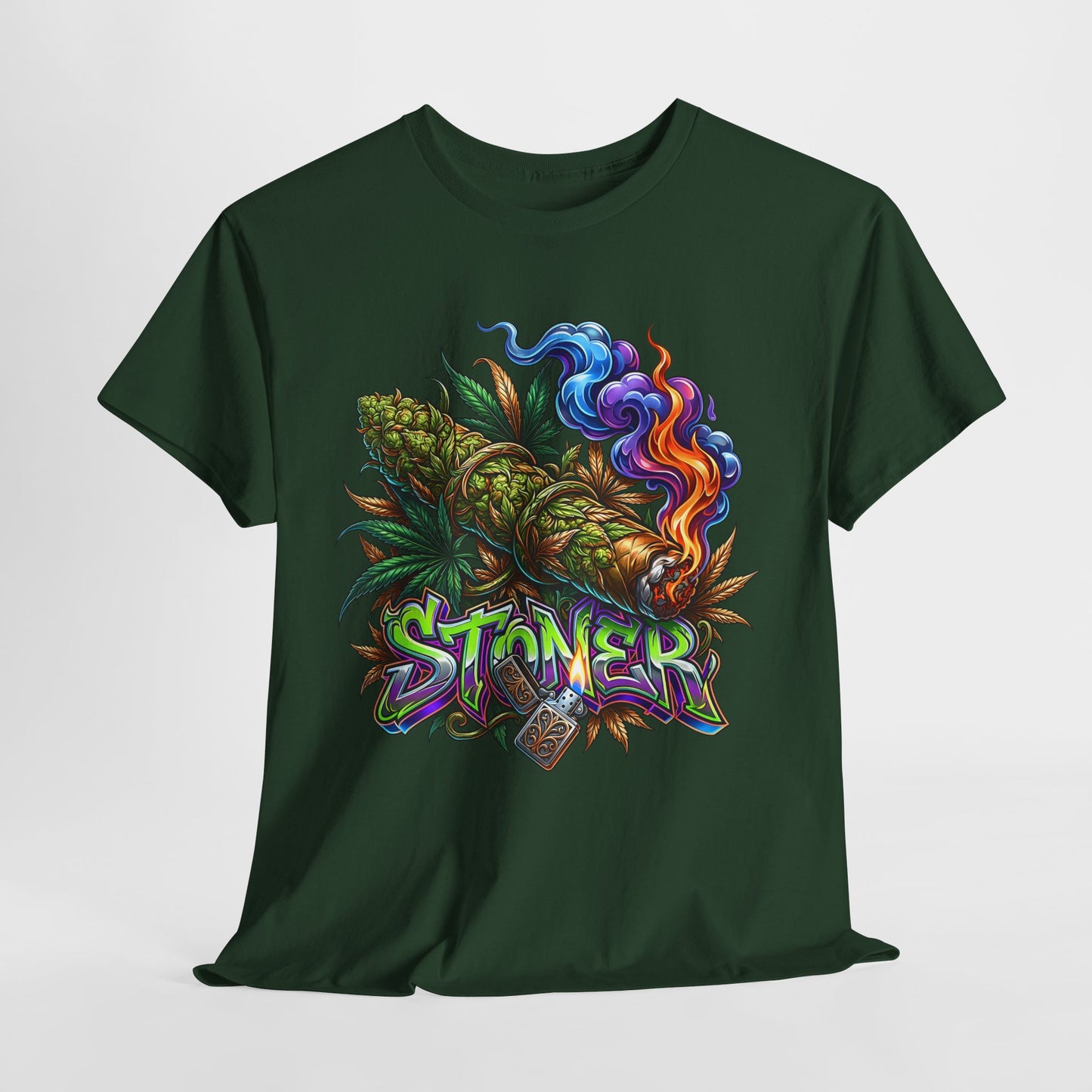 420 Psychedelic Blunt Unisex Heavy Cotton Tee