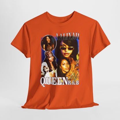 Aaliyah R&B Queen 2 Unisex Heavy Cotton Tee