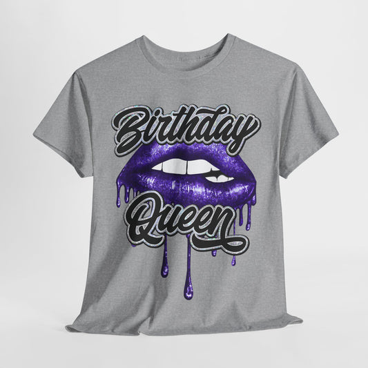 Birthday Blue Lips #18 Heavy Cotton Tee - 312tshirts 2