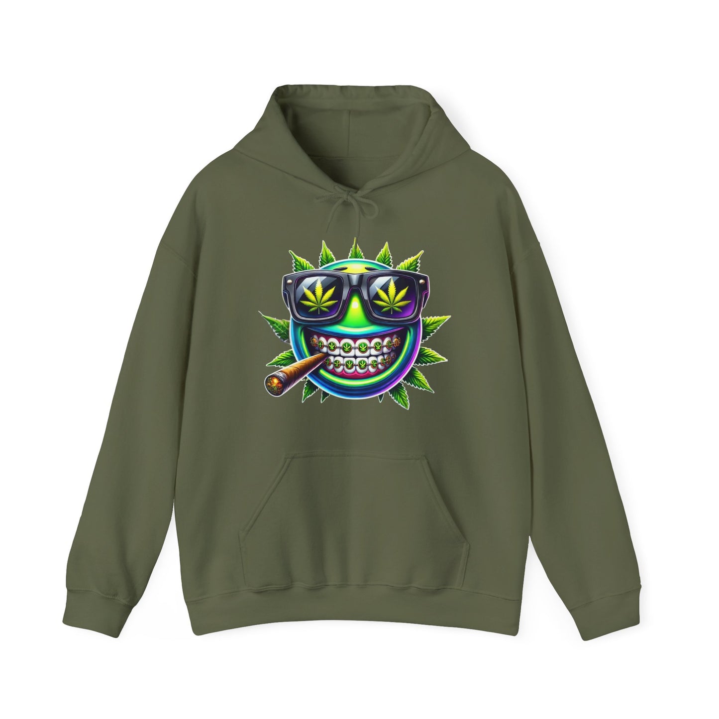 420 Emoji #8 Unisex Heavy Sweatshirt Hoodie