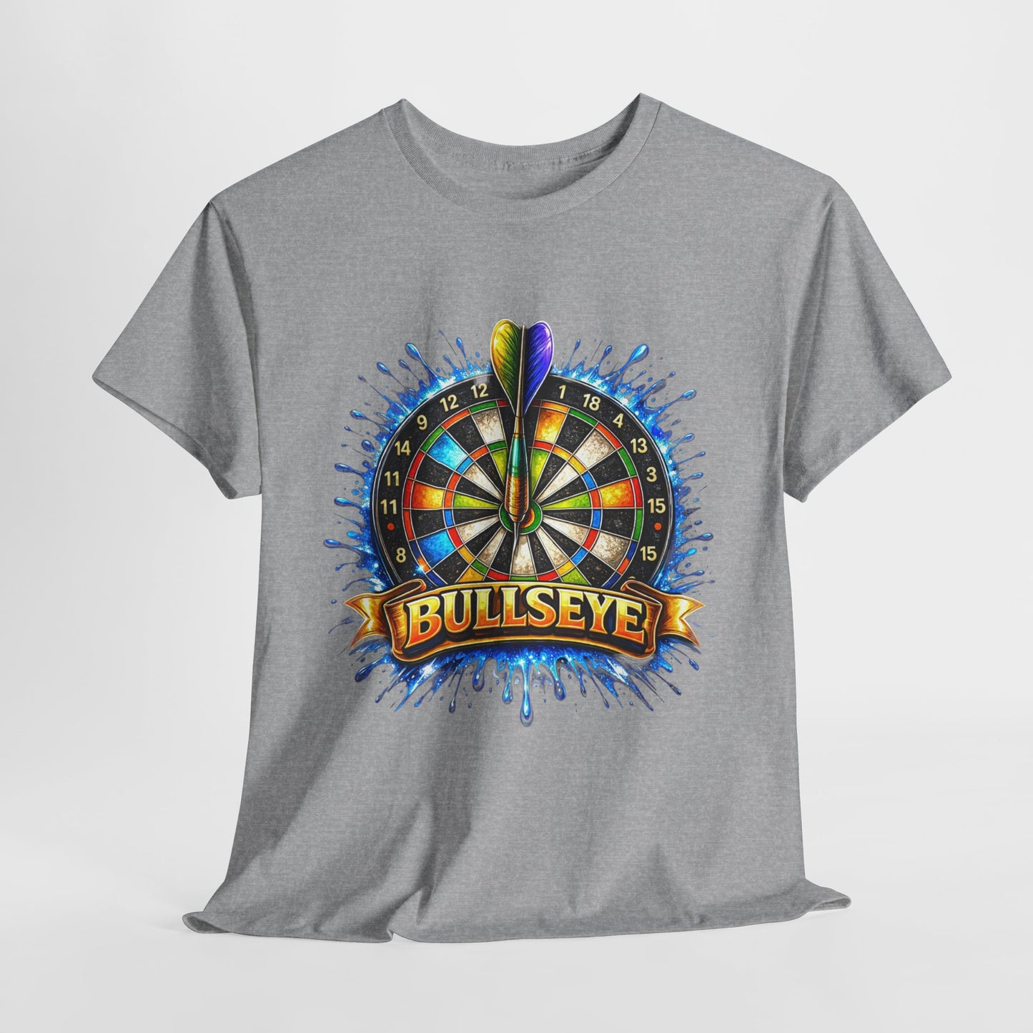 Bullseye Dartboard #1 Unisex Heavy Cotton Tee