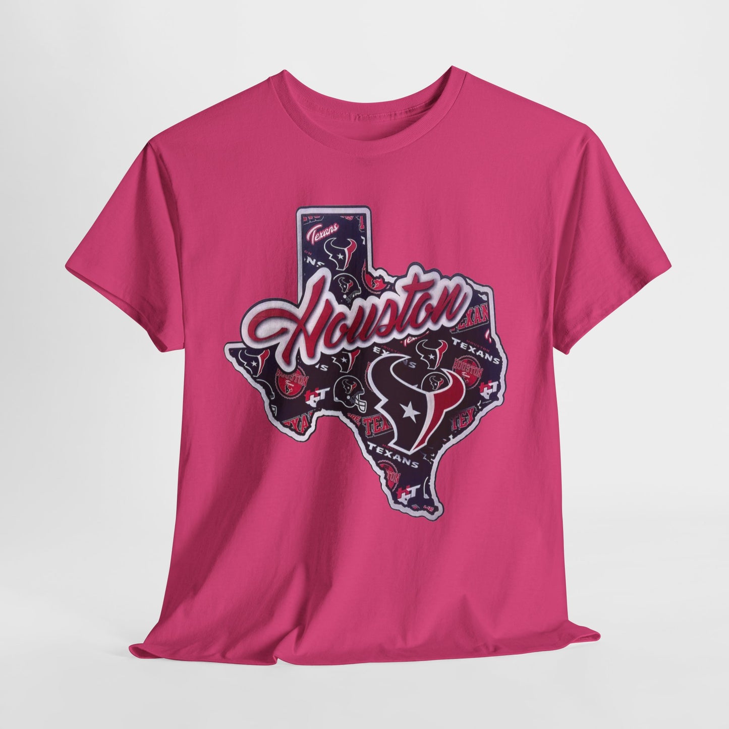 Sports Houston Football Logo Unisex Heavy Cotton Tee