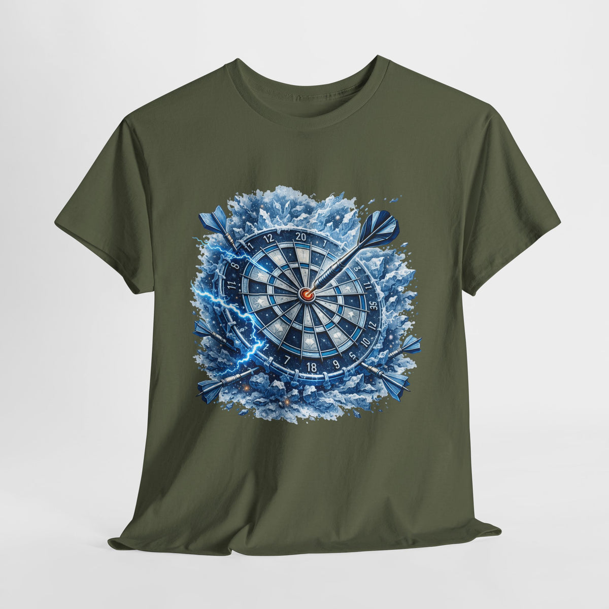 Dartboard Splash T‑Shirt — Bullseye Dart Game Graphic Tee - 312tshirts 2