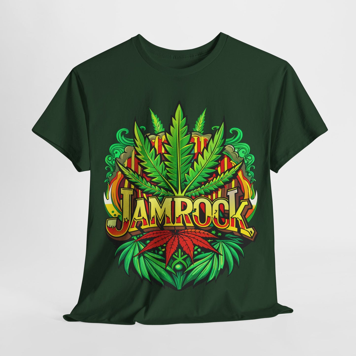 420 Jamrock Unisex Heavy Cotton Tee - 312tshirts 2