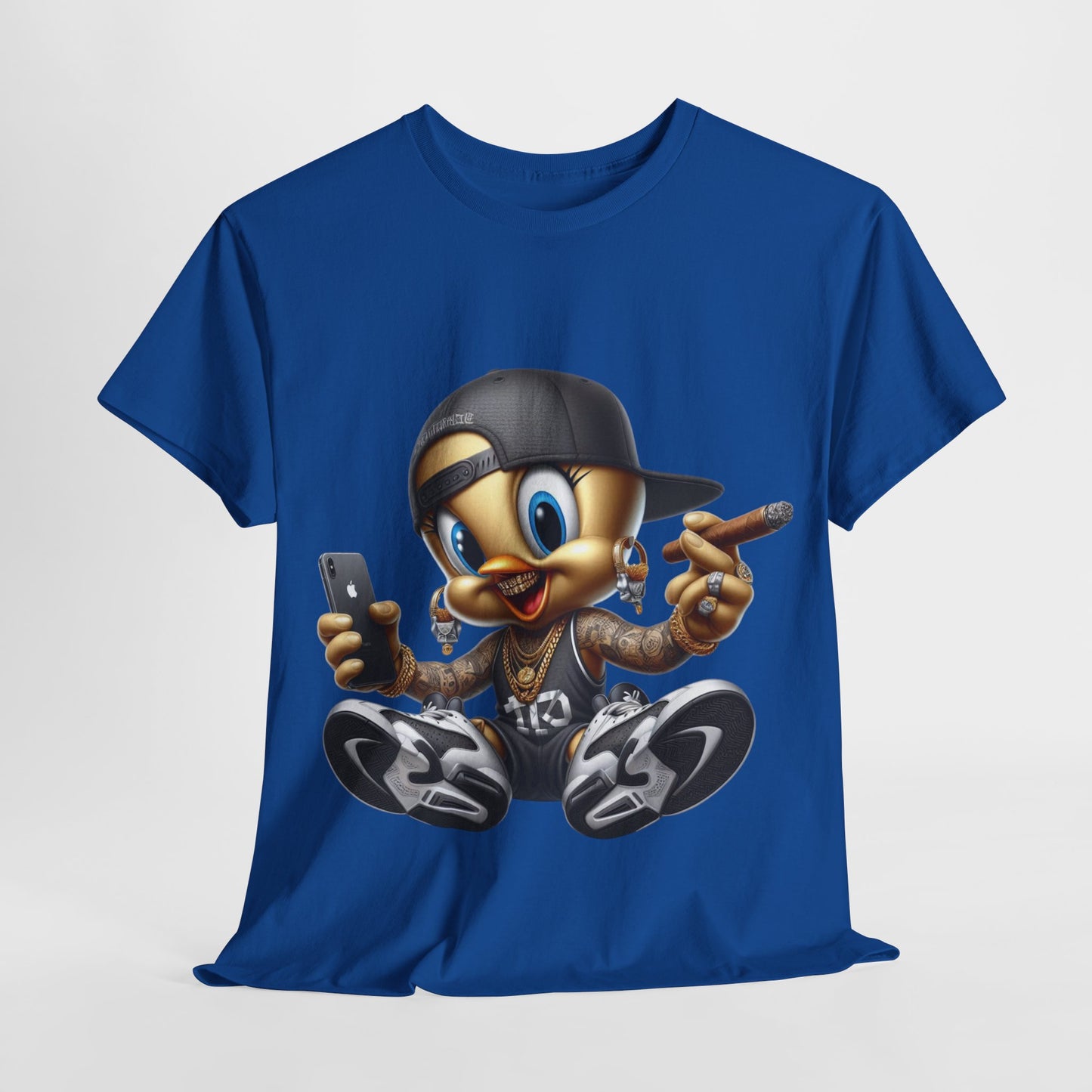 Gangsta Yellow Bird #1 Unisex Heavy Cotton Tee