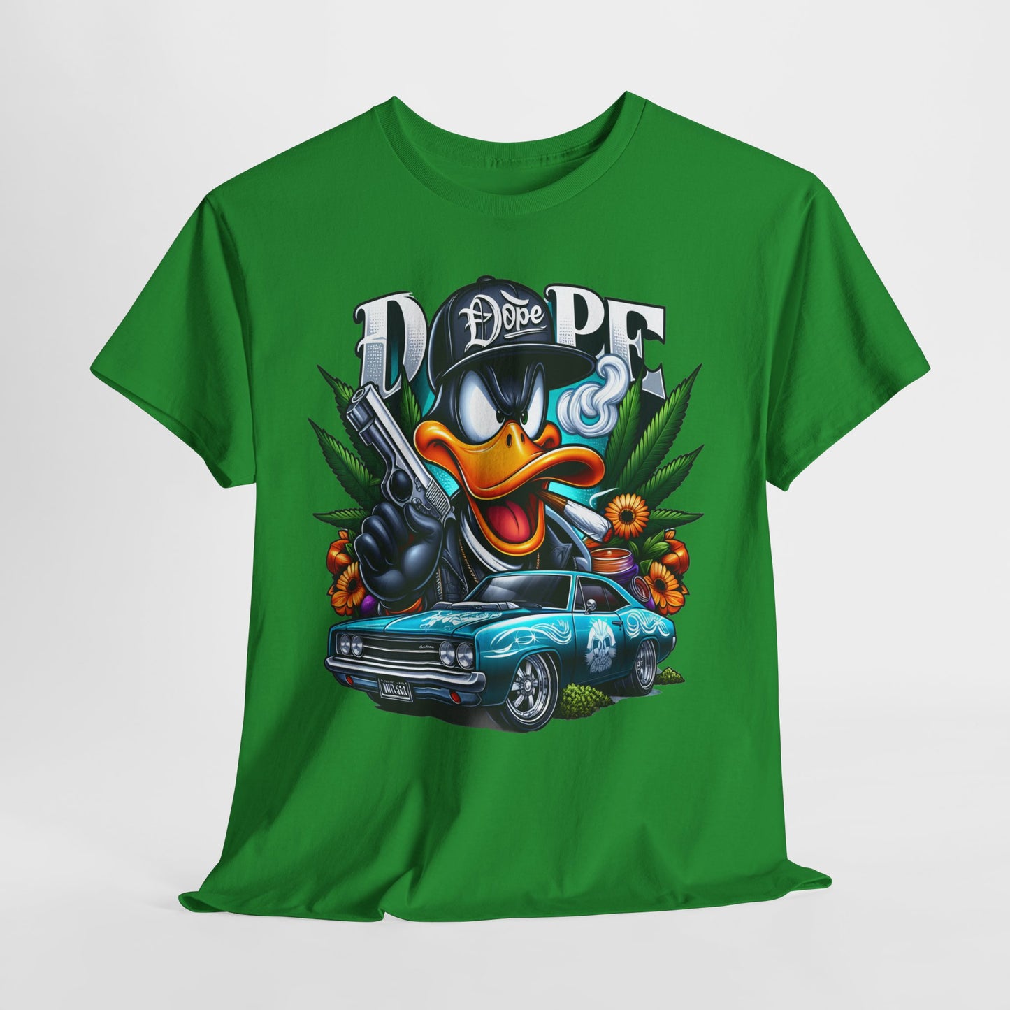 420 Dope Vibes Gangsta Duck #4 Unisex Heavy Cotton Tee - 312tshirts 2