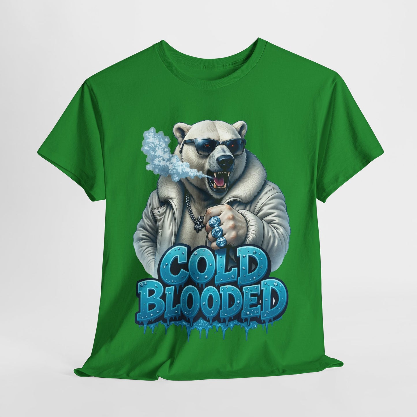 Cold Blooded Polar Bear #1 Unisex Heavy Cotton Tee