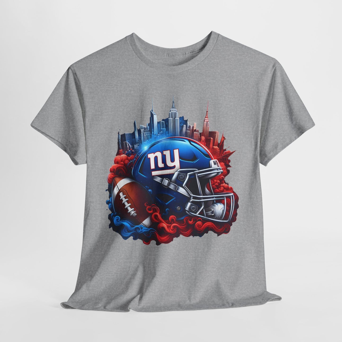 Sports NY Giants Football Helmet #1 Unisex Heavy Cotton Tee
