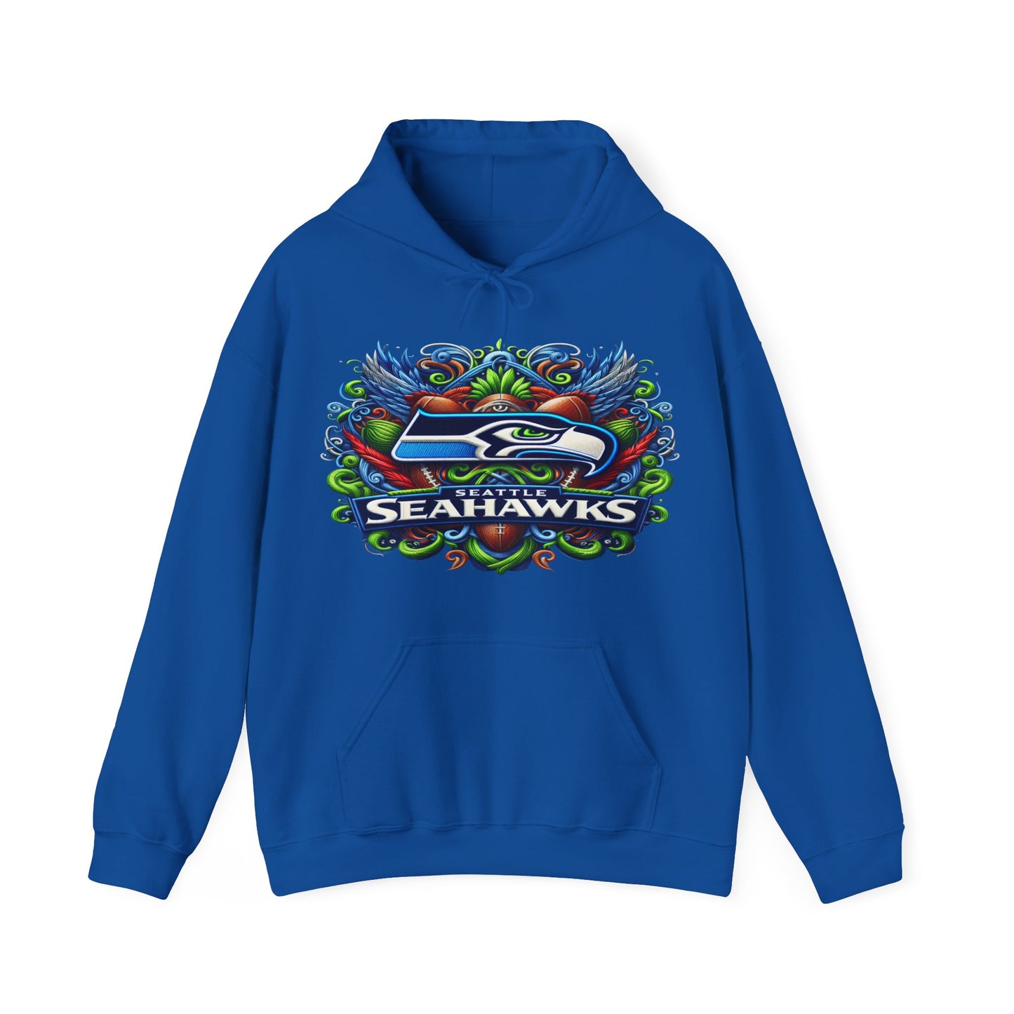 Sports Seahawks Football Logo #1 Unisex Heavy Sweatshirt Hoodie