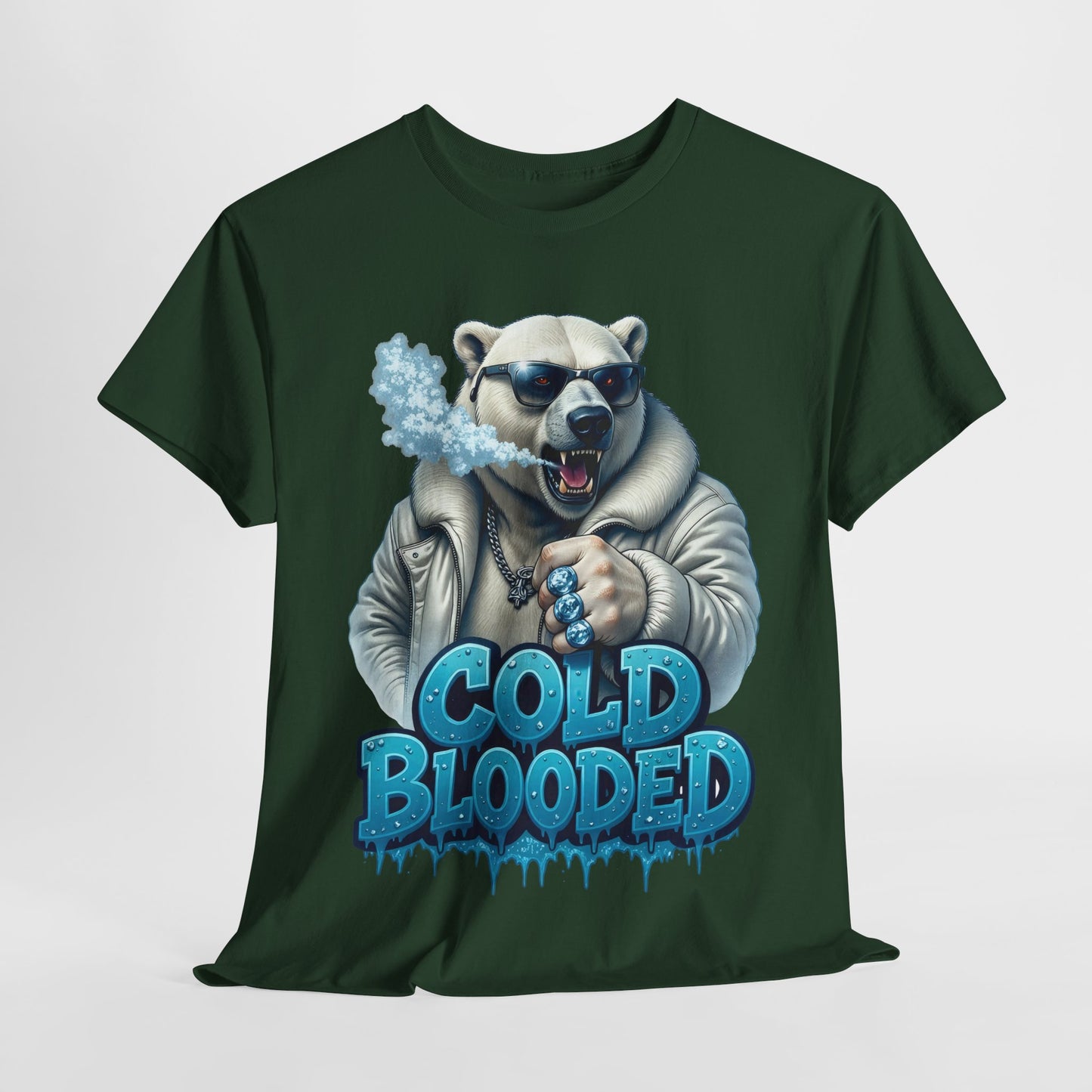 Cold Blooded Polar Bear #1 Unisex Heavy Cotton Tee