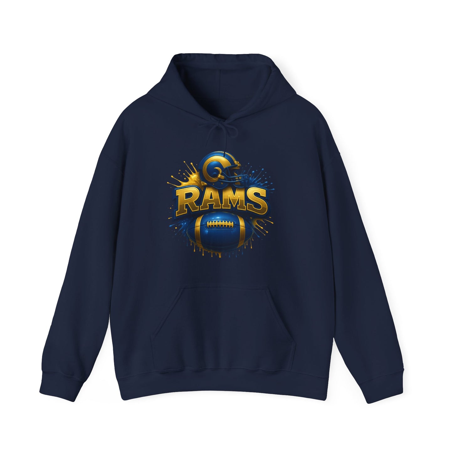 Sports Rams Football Logo #2 Unisex Heavy Sweatshirt Hoodie