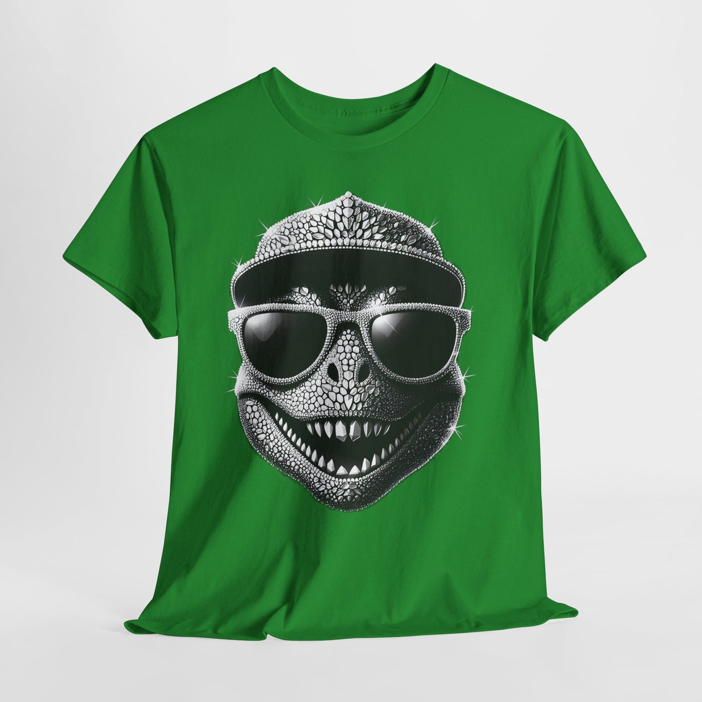 Cool Dinosaur Head Unisex Heavy Cotton Tee - 312tshirts 2