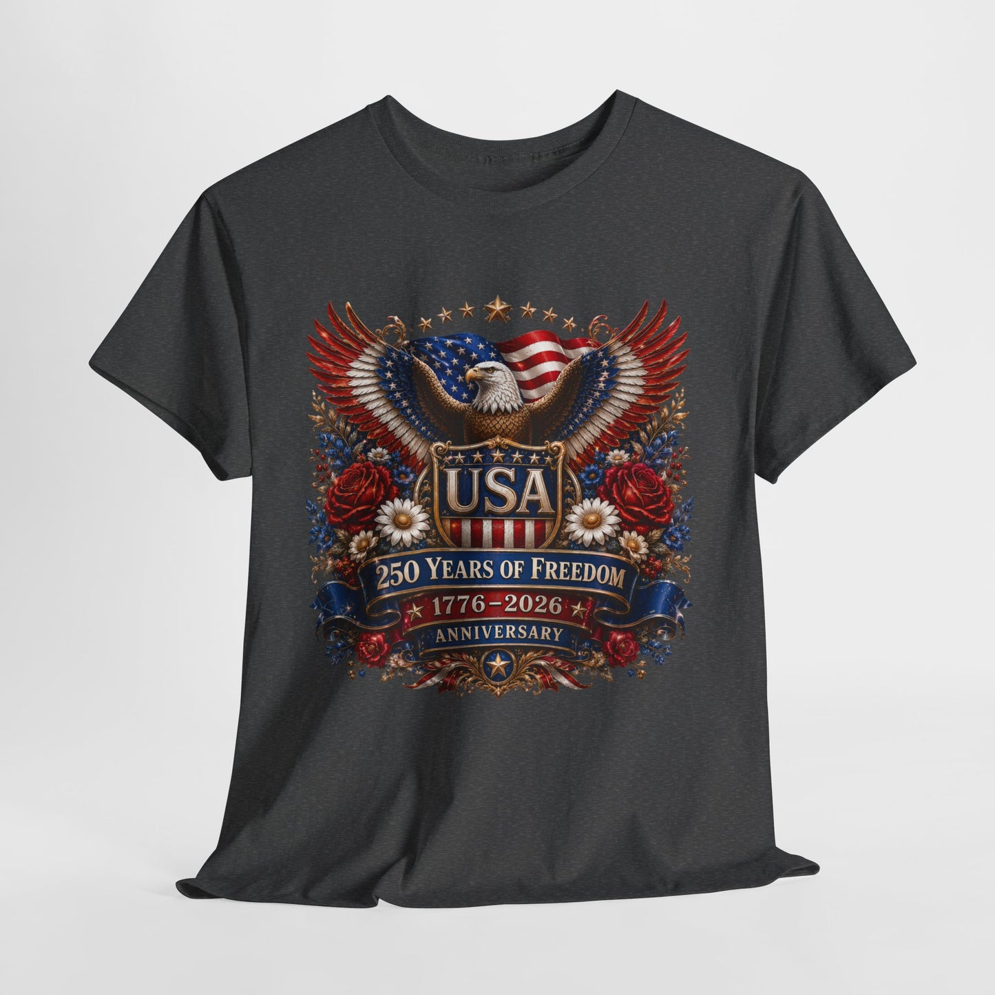 250 Years America #18 Unisex Heavy Cotton Tee - 312tshirts 2