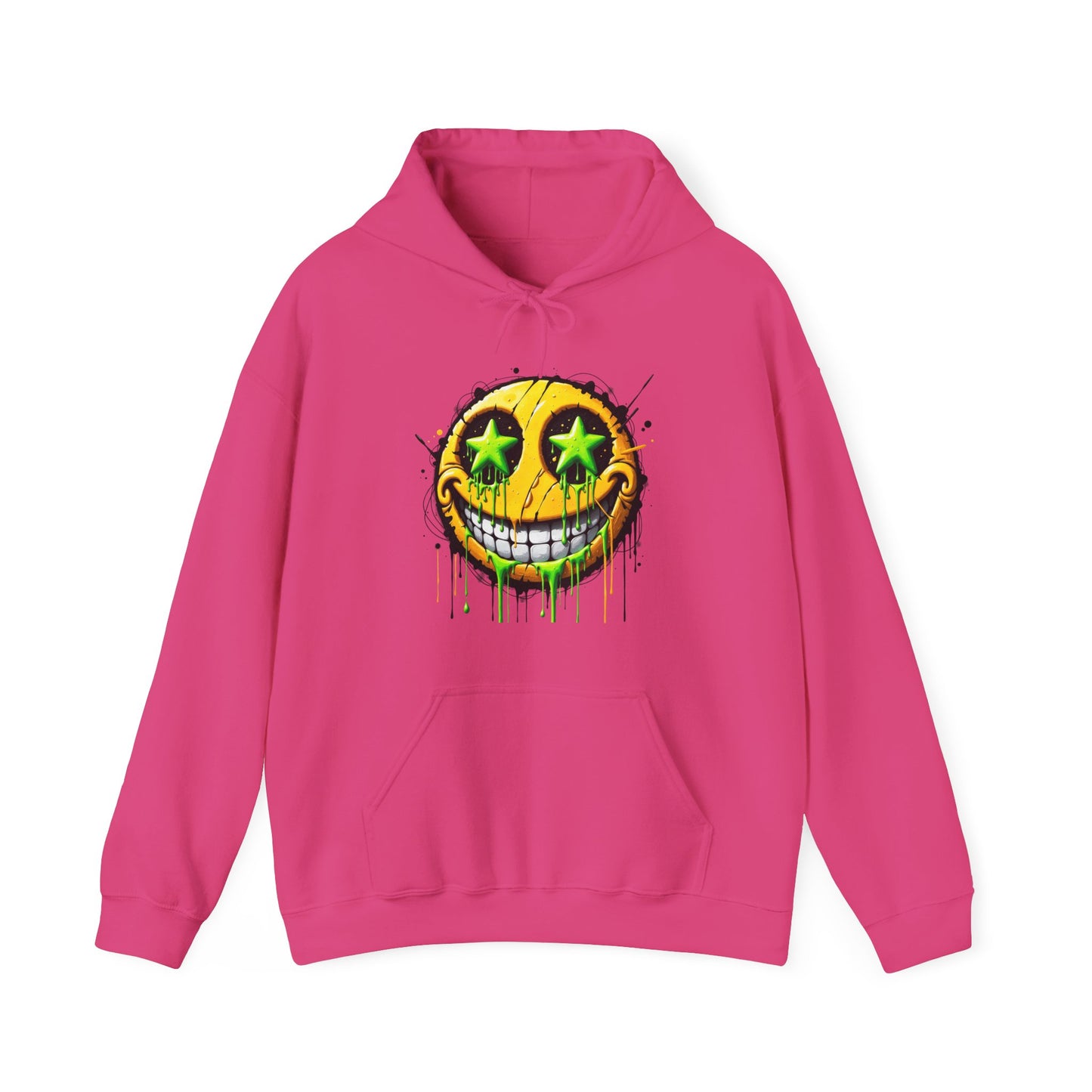 Creepy Neon Emoji #7 Unisex Heavy Sweatshirt Hoodie
