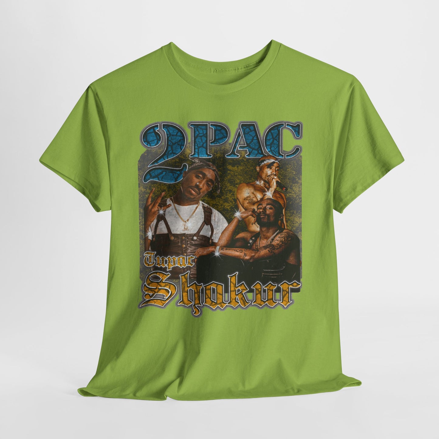 Pac 2 Hip-Hop Unisex Heavy Cotton Tee - 312tshirts 2