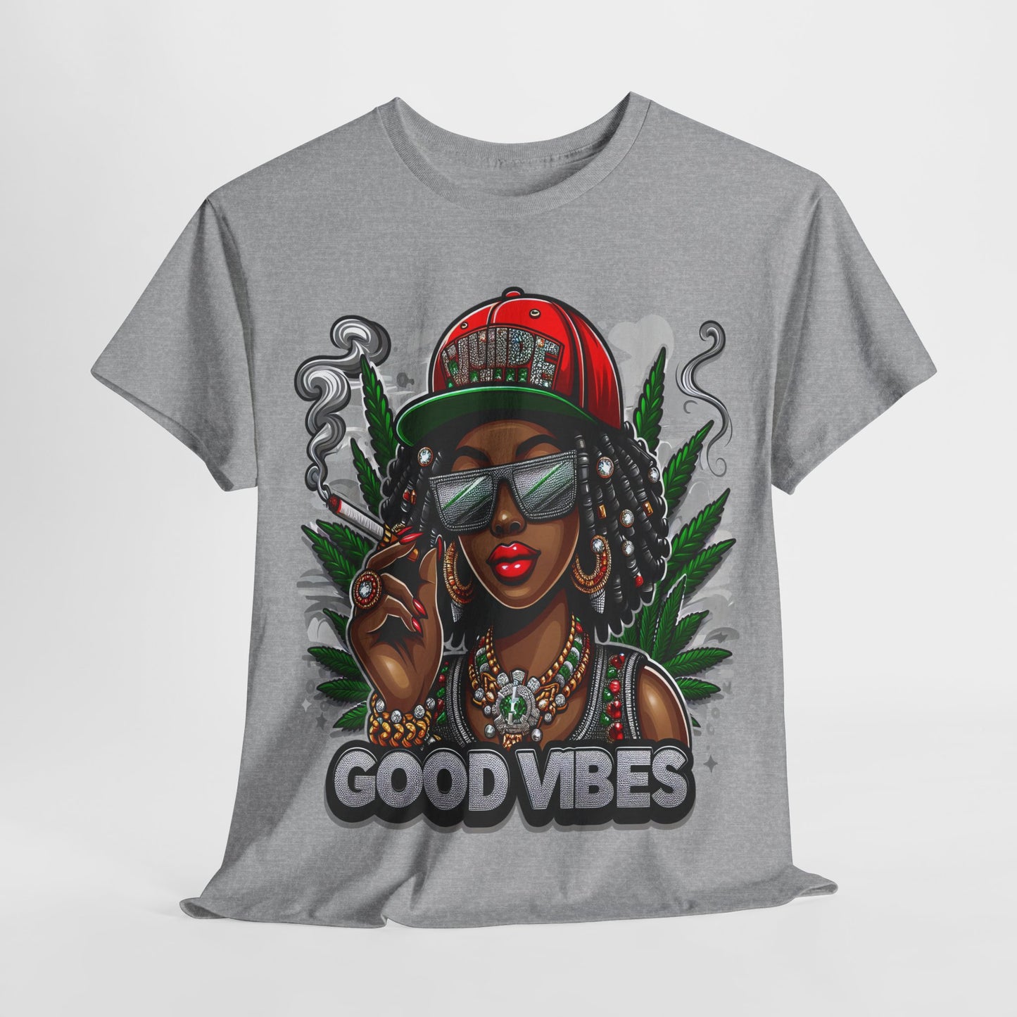 420 Good Vibes #2 Unisex Heavy Cotton Tee - 312tshirts 2