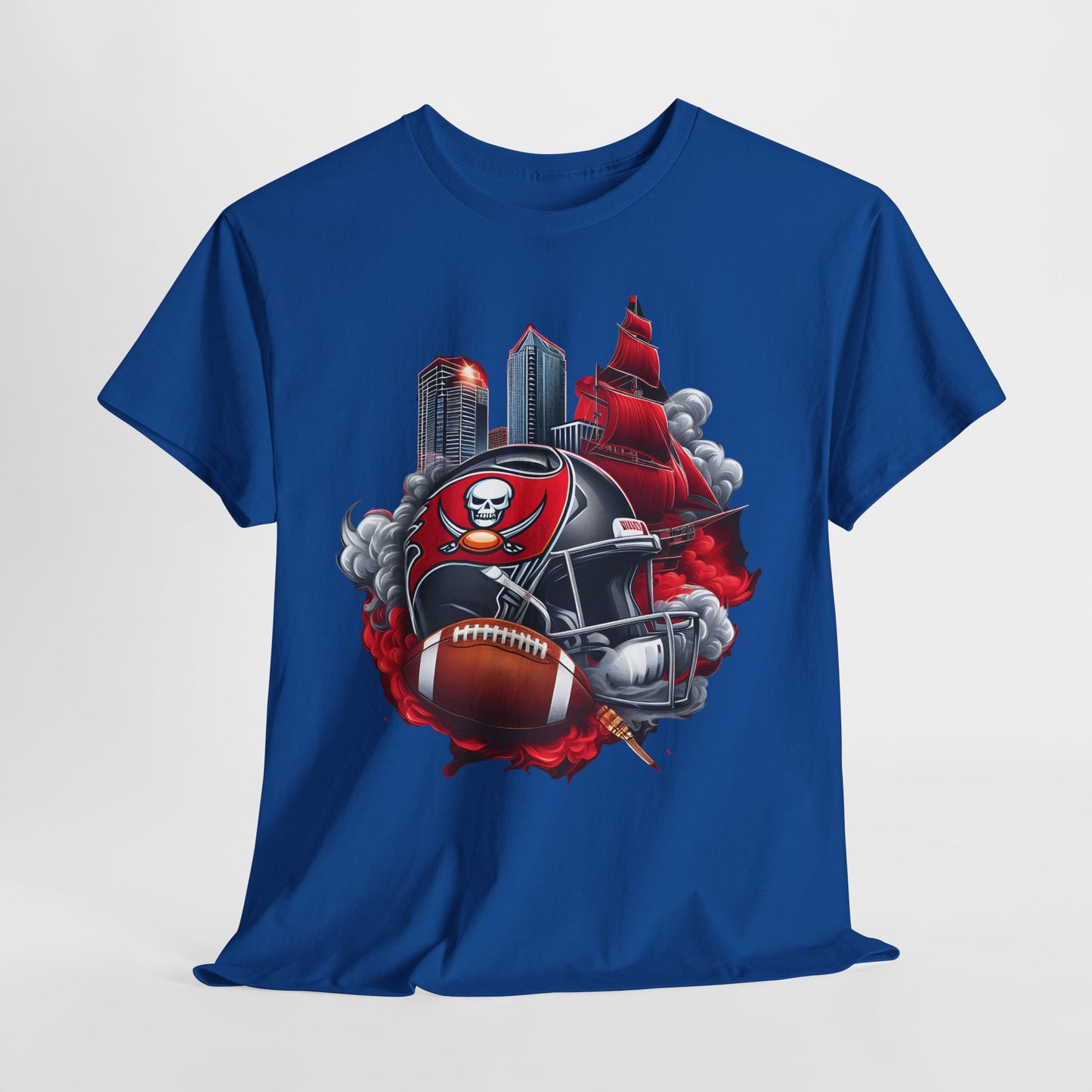 Sports Buccaneers Football Helmet #1 Unisex Heavy Cotton Tee
