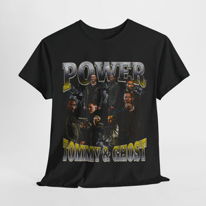 Power,Tommy & Ghost Unisex Heavy Cotton Tee